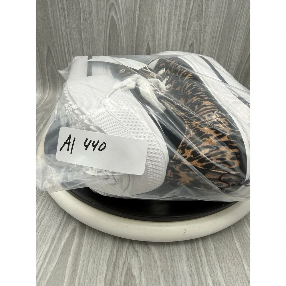 Converse Double‎ Stack All Star Lift Womens Size 10 Platform Leopard Print Shoes
